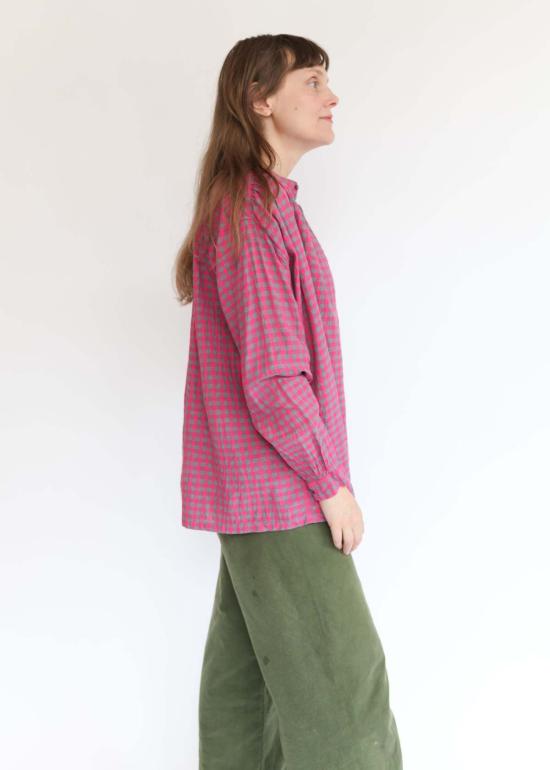  이치 앤티퀴트 셔츠 이치 앤티크 깅엄 체크 셔츠 - ICHI ANTIQUITES