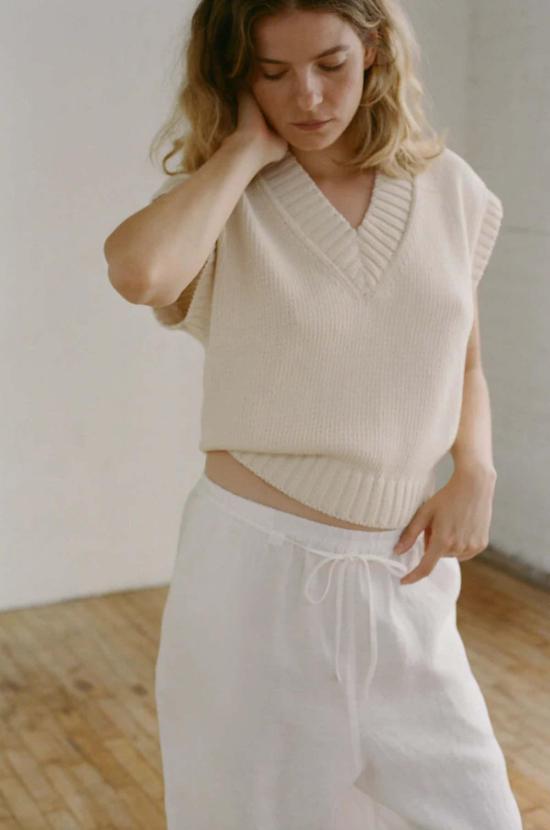  샤이나 모트 베스트 Shaina Mote Lalo 조끼 내츄럴 - SHAINA MOTE