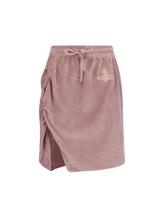 25FW 비비안웨스트우드 미디 스커트 1J01000F J009V G406 Pink