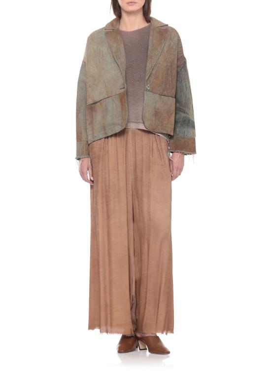 26SS 산크타무에르테 스트레이트 팬츠 S280 TABACCO Marrone - SANCTAMUERTE