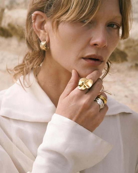  Dea Dia 반지 데아 디아 스트라타 실버 밴드 링 - OTHER BRANDS