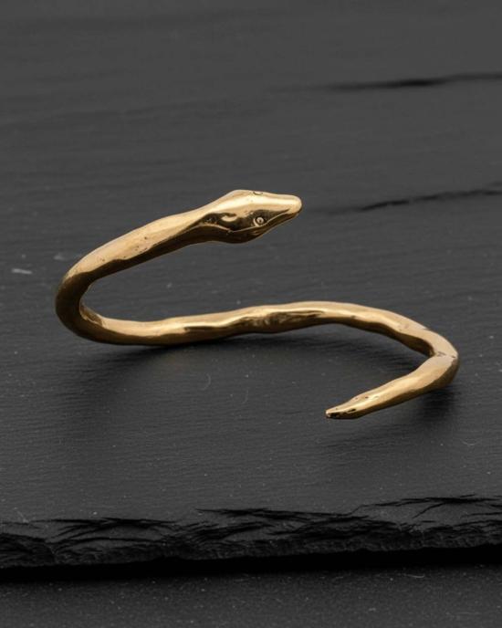  Dea Dia 팔찌 데아 디아 골든 스네이크 트위스트 커프 - OTHER BRANDS