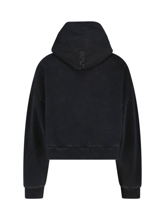 25FW 엔타이어 스튜디오 후드 티셔츠 ES2125WB WASHEDBLACK Black - ENTIRE STUDIOS