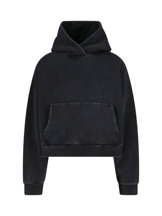 25FW 엔타이어 스튜디오 후드 티셔츠 ES2125WB WASHEDBLACK Black