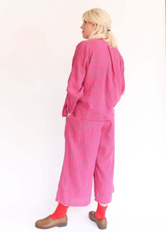  이치 앤티퀴트 팔라초 팬츠 이치 앤티크 스트라이프 - ICHI ANTIQUITES