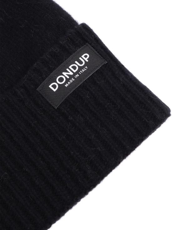  돈답 이어플랩 캡 돈덥 캐시미어 울 캡 블랙 - DONDUP