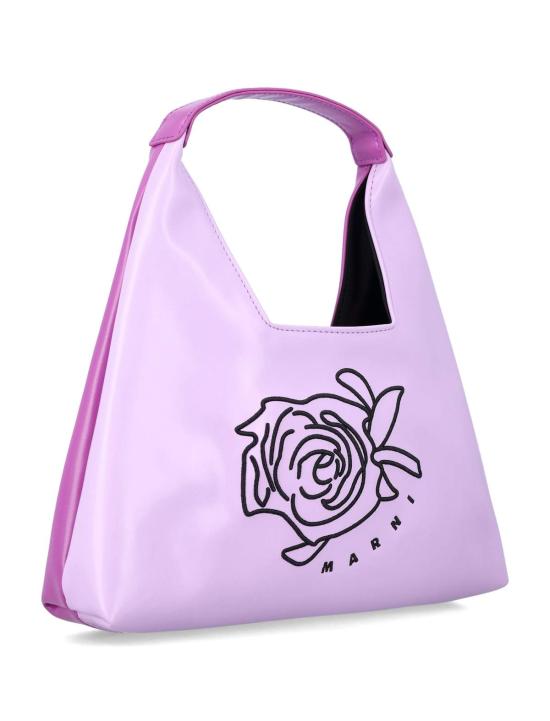  [키즈] 마르니 숄더백 키즈  투톤 걸즈 토트백 라일락 - MARNI