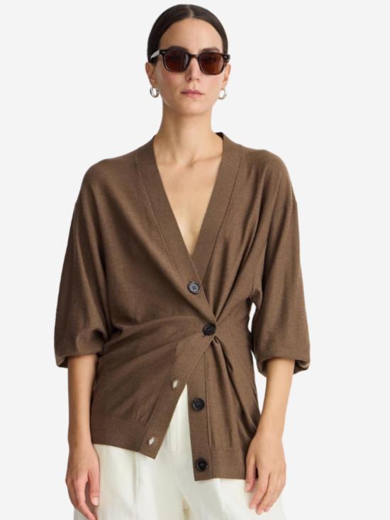  어피스 어파트 가디건 어피스 아파트 드리피 티슈 카디건 - APIECE APART