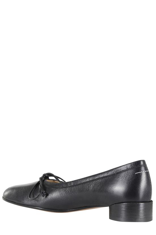  MM6 메종마르지엘라 플랫 슈즈 Mm6 메종 마르지엘라 발레 슈즈 블랙 - MM6 MAISON MARGIELA
