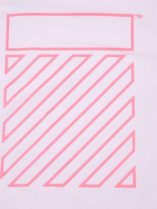 26SS [키즈] 오프화이트 티셔츠 44GAA001S26J006 683 BALLET SLIPPER - OFF WHITE