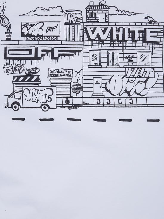 26SS [키즈] 오프화이트 티셔츠 44BAA002S26J003 100 WHITE - OFF WHITE