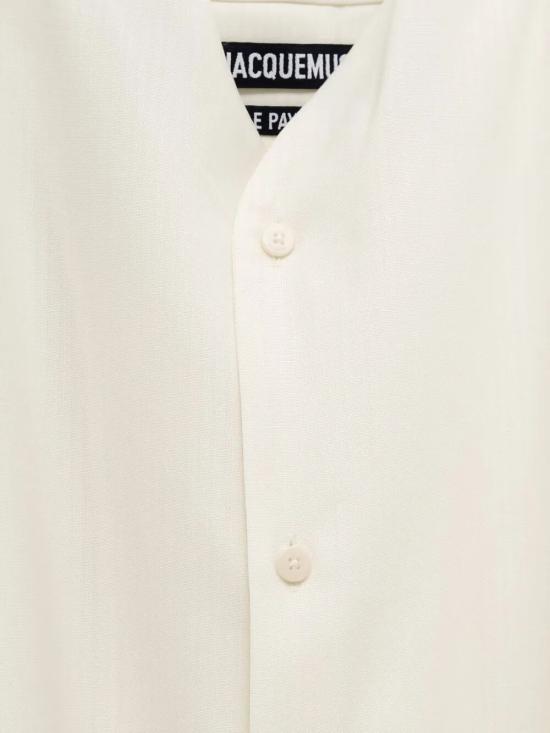 26SS 자크뮈스 긴팔 셔츠 26ESHM00593AW00732 100 WHITE - JACQUEMUS