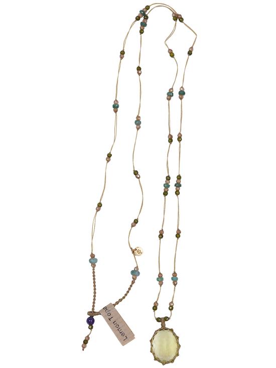 26SS 쉐어링 목걸이/팬던트 77TIB1LEMTOP LEMON TOPAZE - SHARING