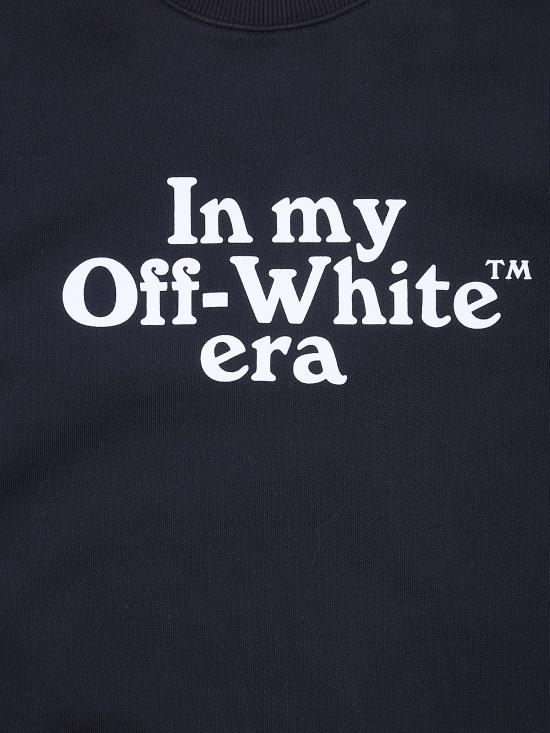 26SS [키즈] 오프화이트 티셔츠 44BBA001S26F006 001 BLACK - OFF WHITE