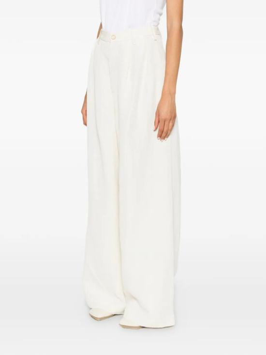 26SS 우마 왕 스트레이트 팬츠 UW3017 UW101 OFF WHITE - UMA WANG