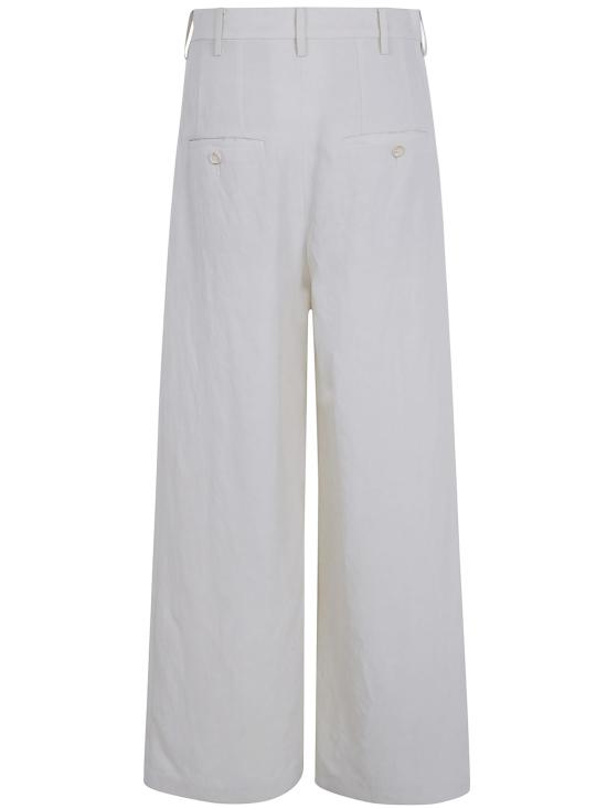 26SS 우마 왕 스트레이트 팬츠 UW3017 UW101 OFF WHITE - UMA WANG