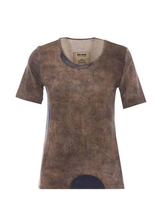 26SS 우마 왕 반팔 티셔츠 UW1033 UW063 BROWN BLUE - UMA WANG
