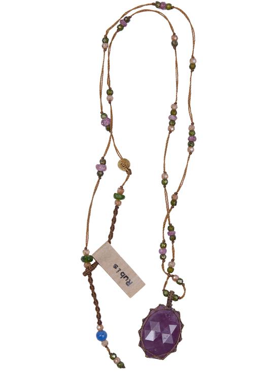 26SS 쉐어링 목걸이/팬던트 53TIB3RUB CORRUNDUM RED - SHARING