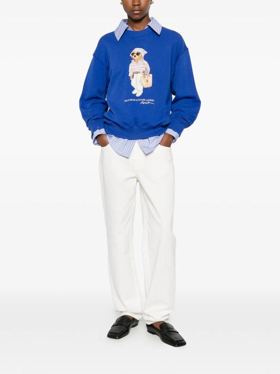 26SS 폴로 랄프로렌 긴팔 티셔츠 211A12730 001 GALA BLUE - POLO RALPH LAUREN