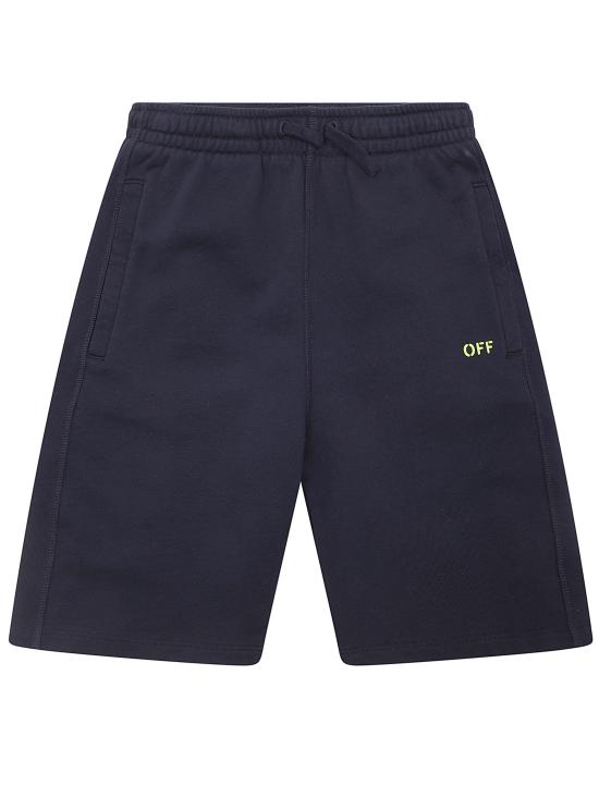 26SS [키즈] 오프화이트 쇼츠/버뮤다 44BCI001S26F002 001 BLACK