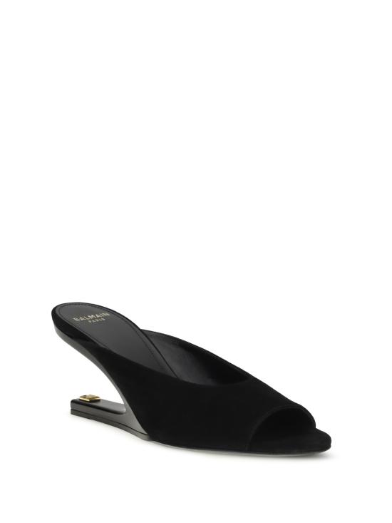 26SS 발망 샌들 GN0UR243LCMK 0PA BLACK - BALMAIN