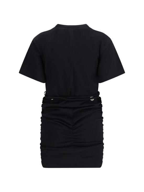 26SS 핑코 숏 원피스 106909A3AR Z99 BLACK - PINKO