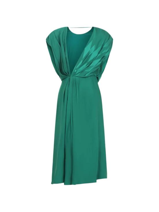26SS 베르사체 숏 원피스 1025130 1A18234 1GC50 EMERALD - VERSACE