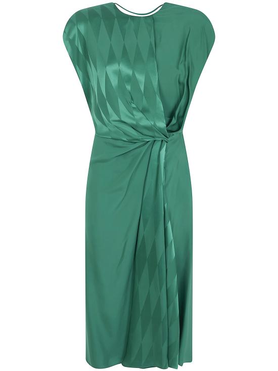 26SS 베르사체 숏 원피스 1025130 1A18234 1GC50 EMERALD