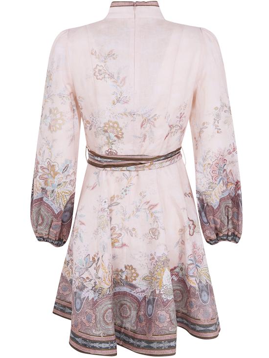 26SS 짐머만 숏 원피스 9142DS262 PKP PINK PAISLEY - ZIMMERMANN