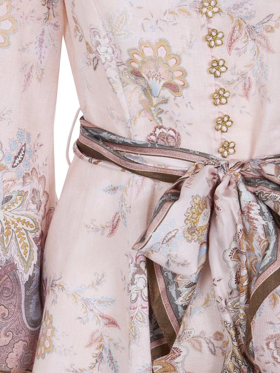 26SS 짐머만 숏 원피스 9142DS262 PKP PINK PAISLEY - ZIMMERMANN