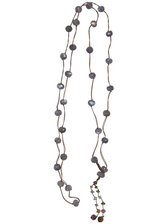 26SS 쉐어링 목걸이/팬던트 80HOLLABD LABRADORITE - SHARING