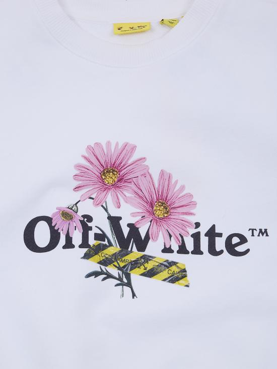 26SS [키즈] 오프화이트 티셔츠 44GBA013S26F001 100 WHITE - OFF WHITE