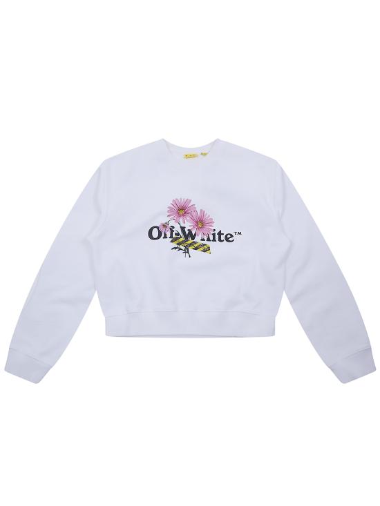 26SS [키즈] 오프화이트 티셔츠 44GBA013S26F001 100 WHITE