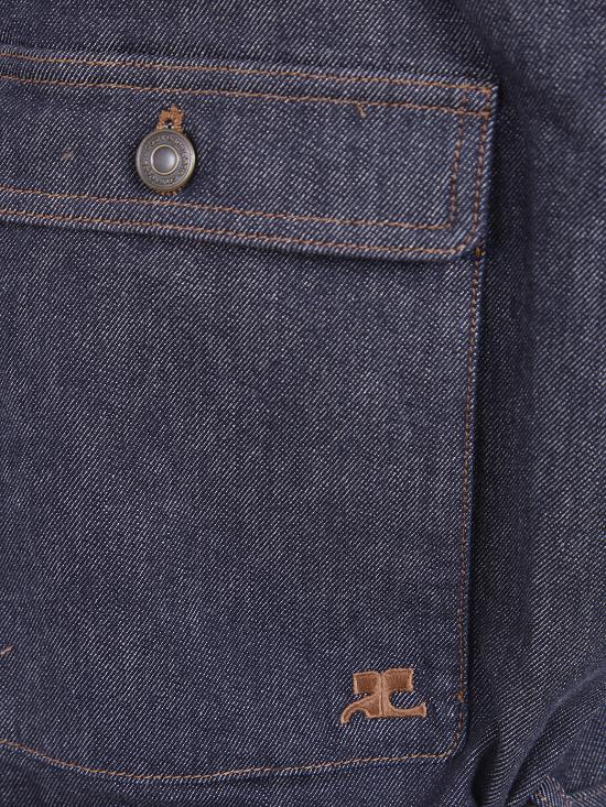 26SS 쿠레쥬 데님 자켓 226DBL343DE0035 M316 BRUT - COURREGES