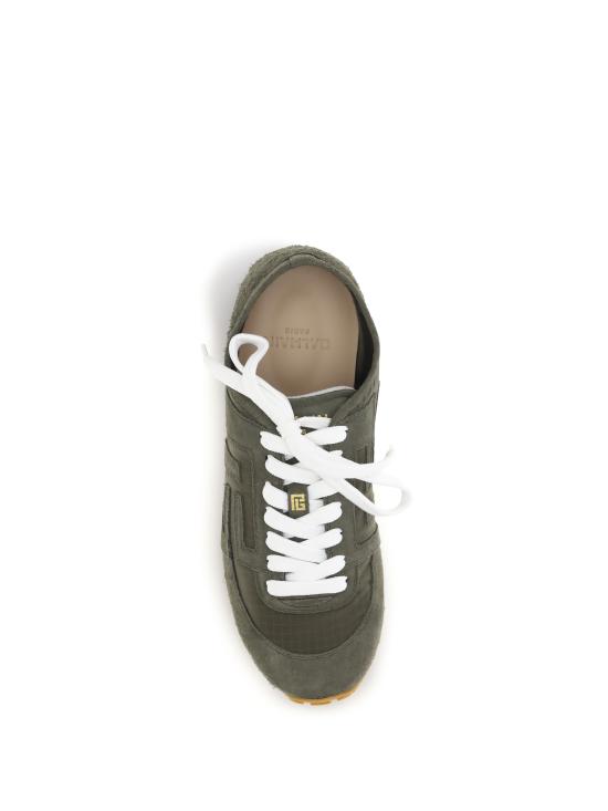 26SS 발망 스니커즈 GM0VI408TRNC 7DI GREEN - BALMAIN