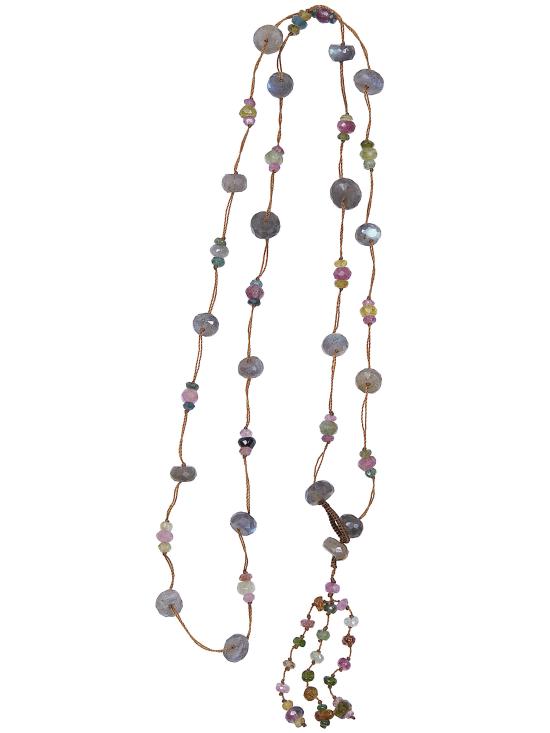 26SS 쉐어링 목걸이/팬던트 80HOLLABTORD LABRADORITE TOURMALINE - SHARING