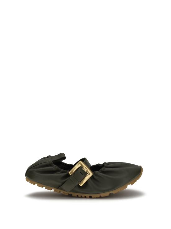 26SS 발망 플랫 슈즈 GN0UF761LPAN 7AS GREEN