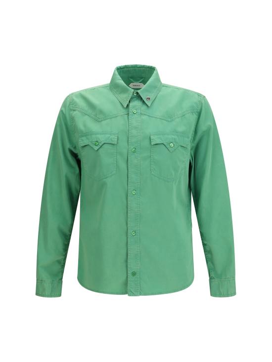 26SS 베르사체 긴팔 셔츠 10239791A18185 1G250 GREEN