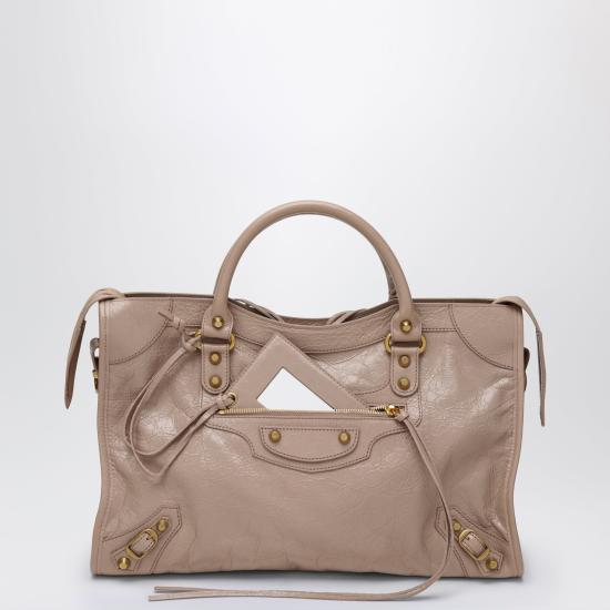 26SS 발렌시아가 르 시티 백 미디움 8657602ACLN Beige