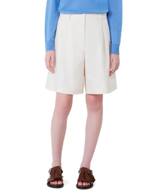 26SS 위켄드막스마라 숏팬츠 2615141022600 001 38 Ivory - WEEKEND MAX MARA