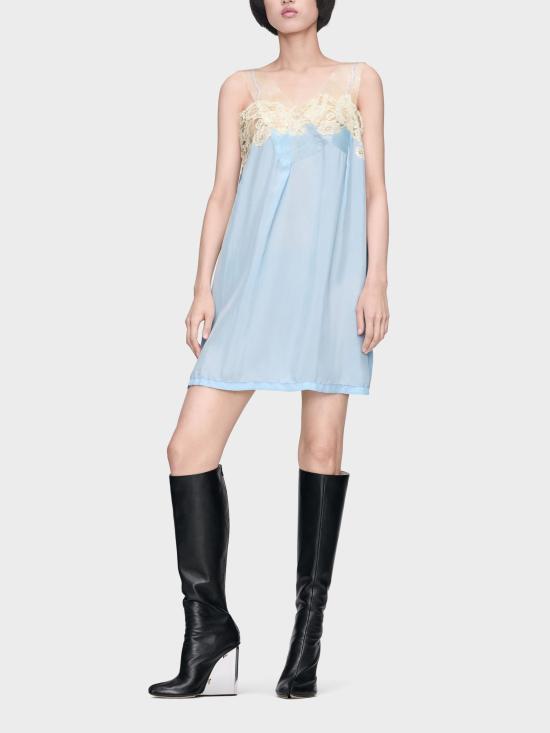 26SS 마르지엘라 미디 원피스 S29DA0010M35863 488 Blu - MAISON MARGIELA