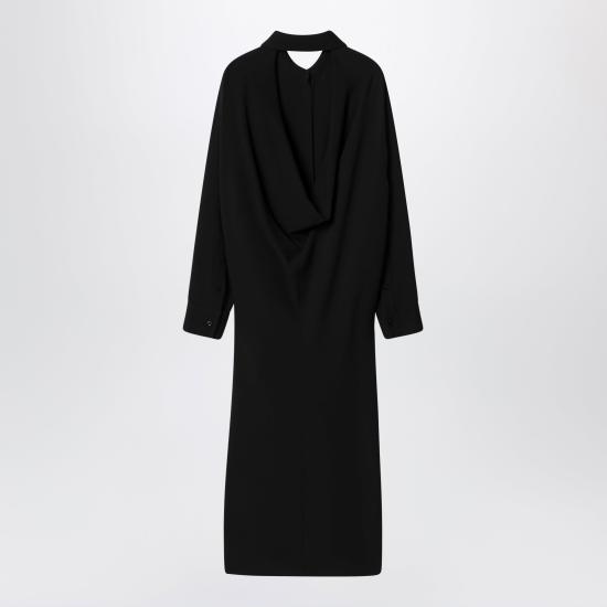 26SS 발렌시아가 롱 원피스 872283TUT14 Black - BALENCIAGA
