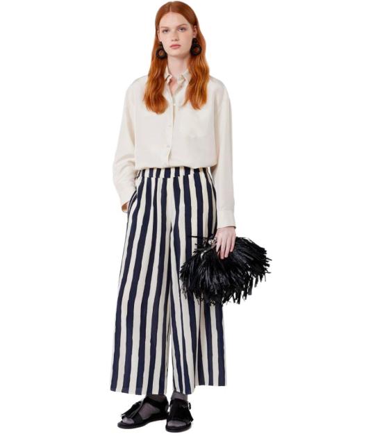 26SS 위켄드막스마라 팔라초 팬츠 2615131132600 012 38 Blue - WEEKEND MAX MARA