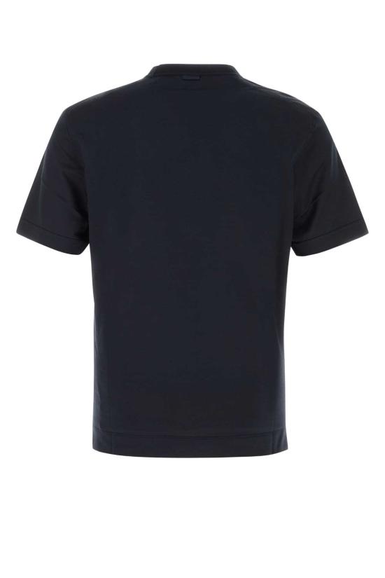 26SS 에르메네질도제냐 반팔 티셔츠 RUH386A3H718 B09 Blue - ERMENEGILDO ZEGNA