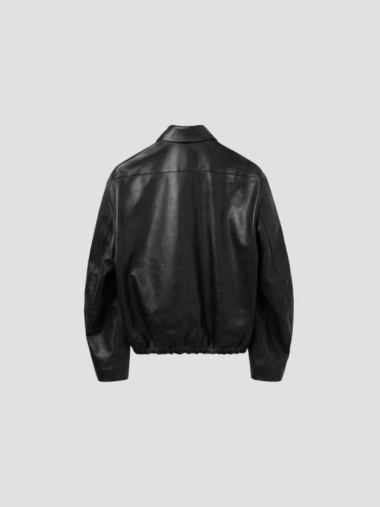 26SS 질샌더 가죽 자켓 J21SW0135J07231 001 BLACK - JIL SANDER
