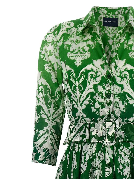 26SS 사만다 성 롱 원피스 ASTERDRESSGREEN Green - SAMANTHA SUNG