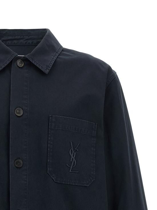 26SS 생로랑 긴팔 셔츠 861004Y04VD5109 Blue - SAINT LAURENT