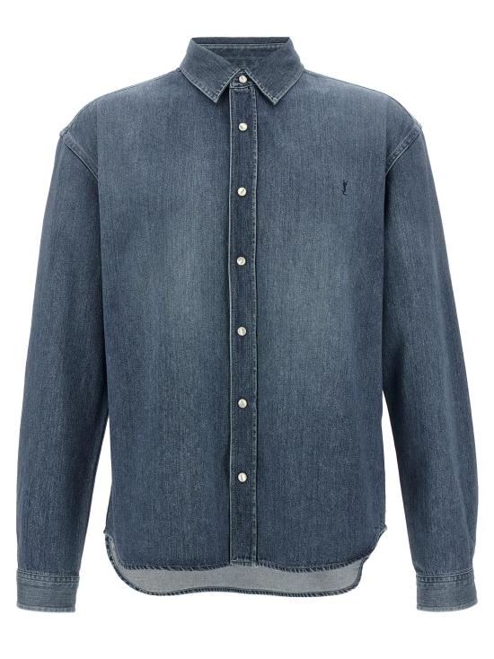 26SS 생로랑 긴팔 셔츠 862246Y29YA4428 Blue