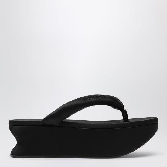 26SS 발렌시아가 가에타 통 슬라이드 869909W0WM0 Black