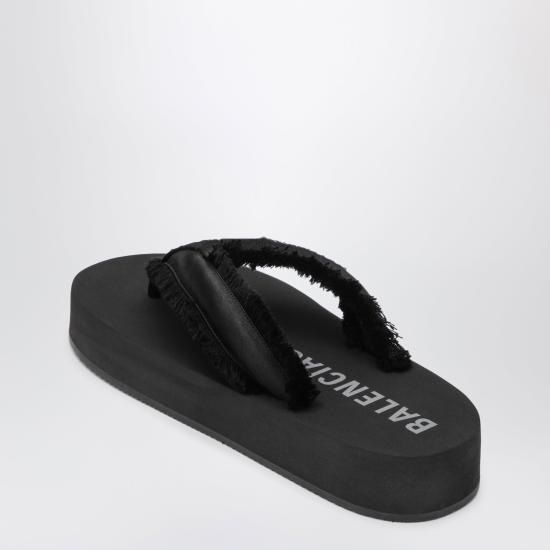 26SS 발렌시아가 제트 랙 통 슬라이드 870111W0WM0 Black - BALENCIAGA